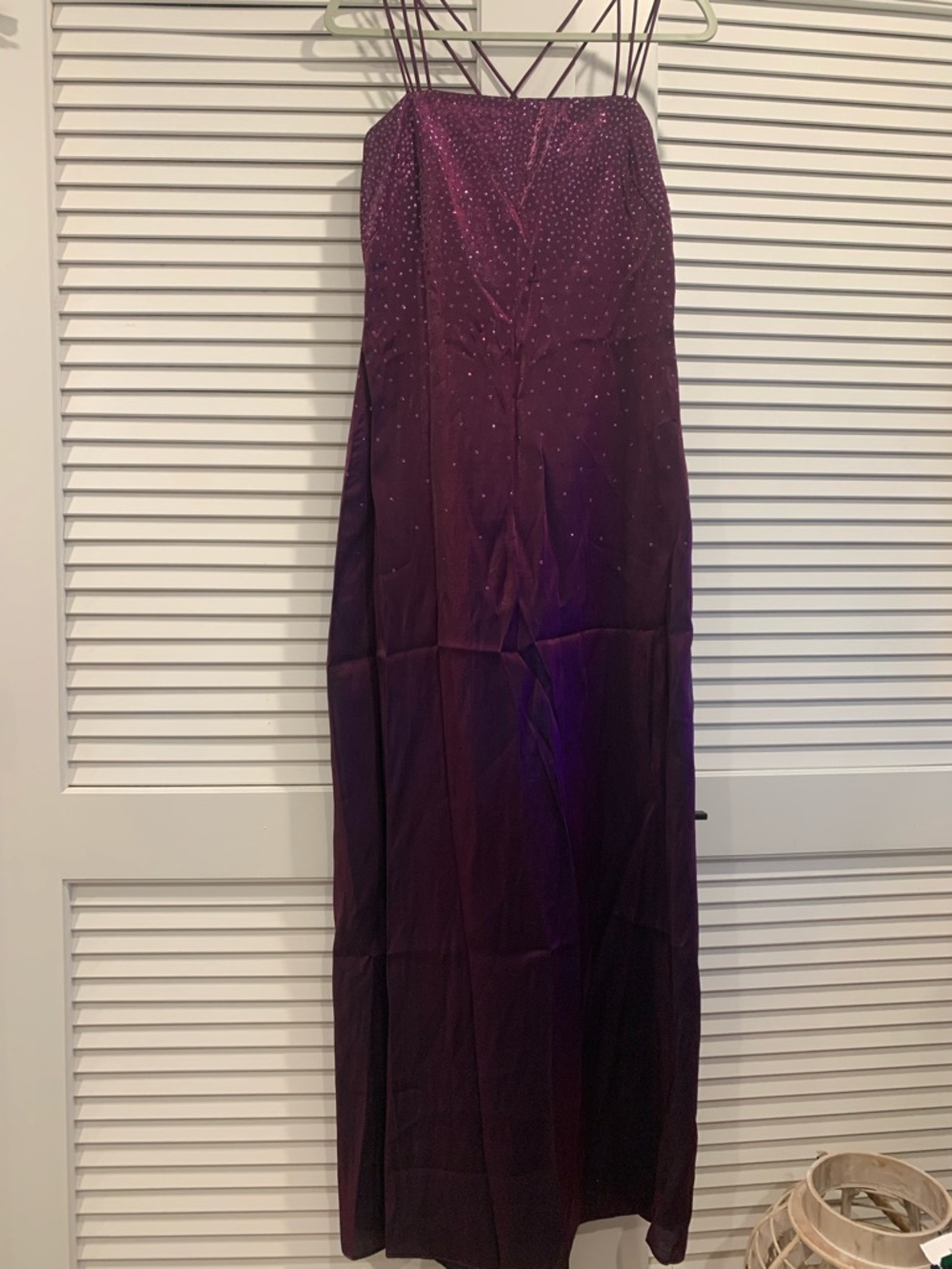 Y2K Fairy whimsical goth romantic maxi strappy organza dress size 9/10 prom - Picture 1 of 8